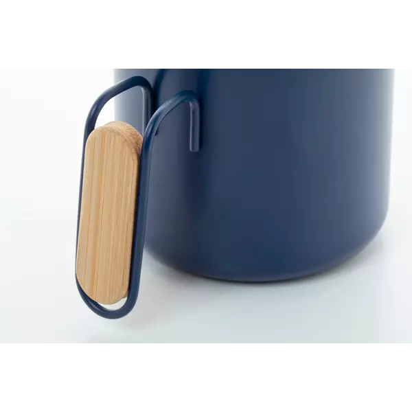 Steel thermomug with a bamboo lid 300 ml