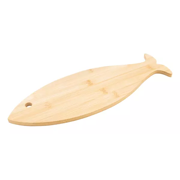 Fish shaped bamboo cutting board