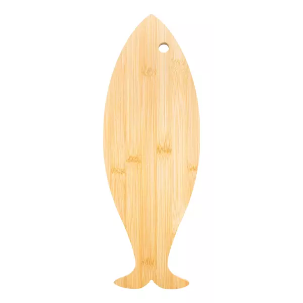 Fish shaped bamboo cutting board