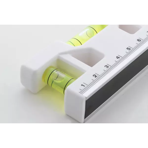 Multifunctional keychain with a ruler and dual levels