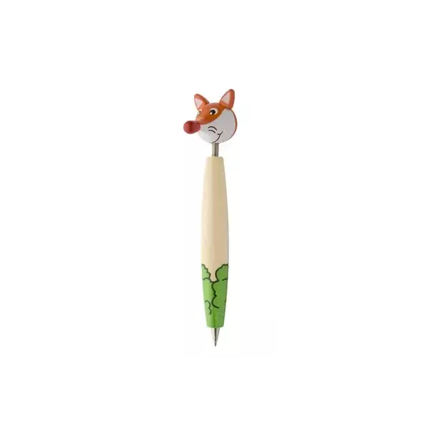 Wooden ball pen Fox