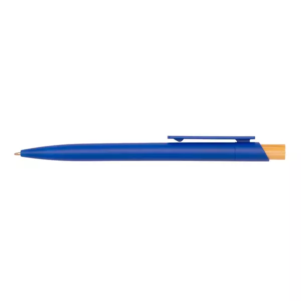 Corfu - plastic ball pen with bamboo button