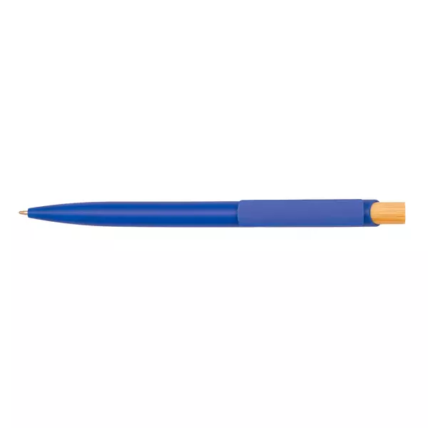 Corfu - plastic ball pen with bamboo button