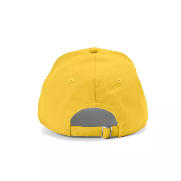 Baseball cap 6 panels with an adjustable metal buckle