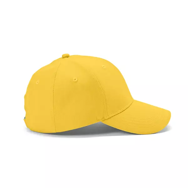 Baseball cap 6 panels with an adjustable metal buckle