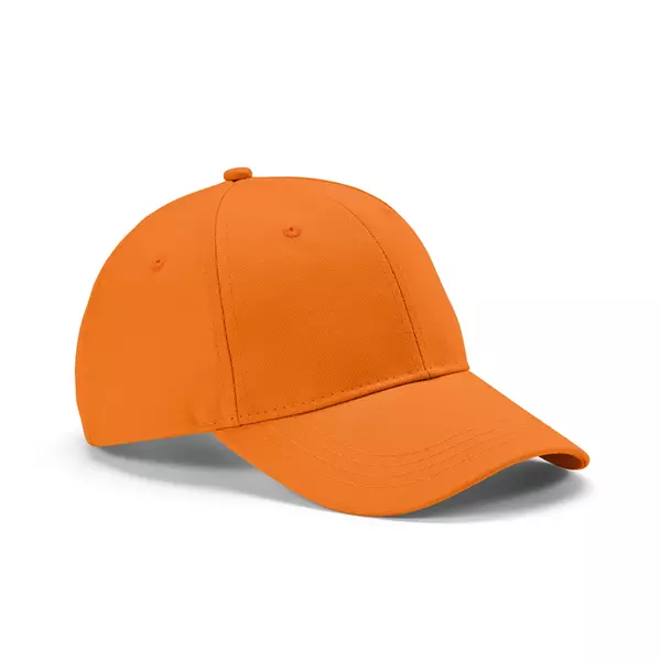 Baseball cap 6 panels with an adjustable metal buckle
