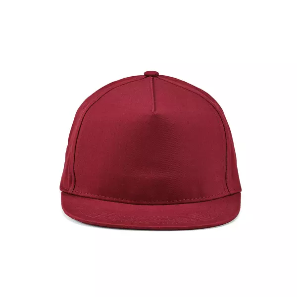 Baseball cap 5 panels with an adjustable snapback closure
