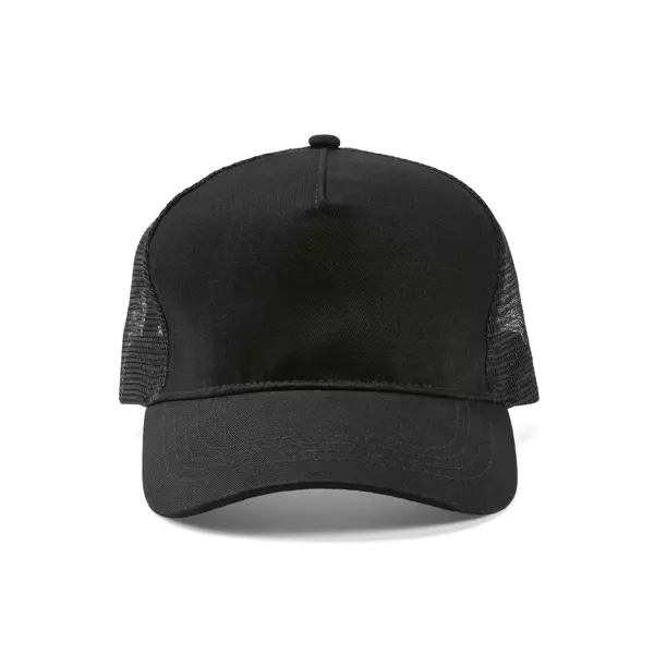 Mesh baseball cap 5 panels with an adjustable snapback closure