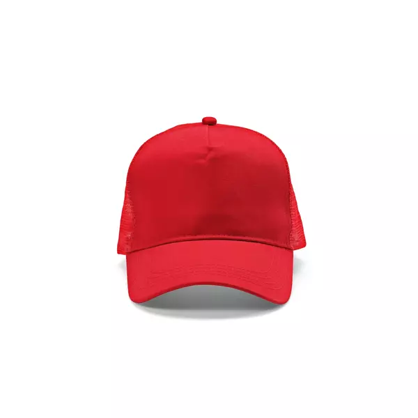 Mesh baseball cap 5 panels with an adjustable snapback closure