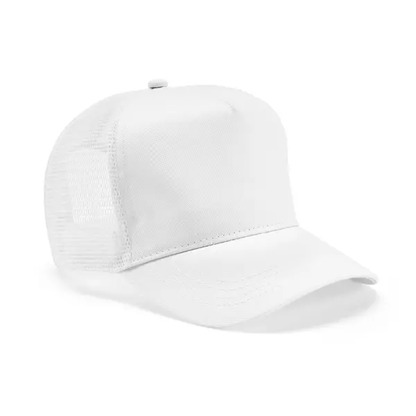Mesh baseball cap 5 panels with an adjustable snapback closure