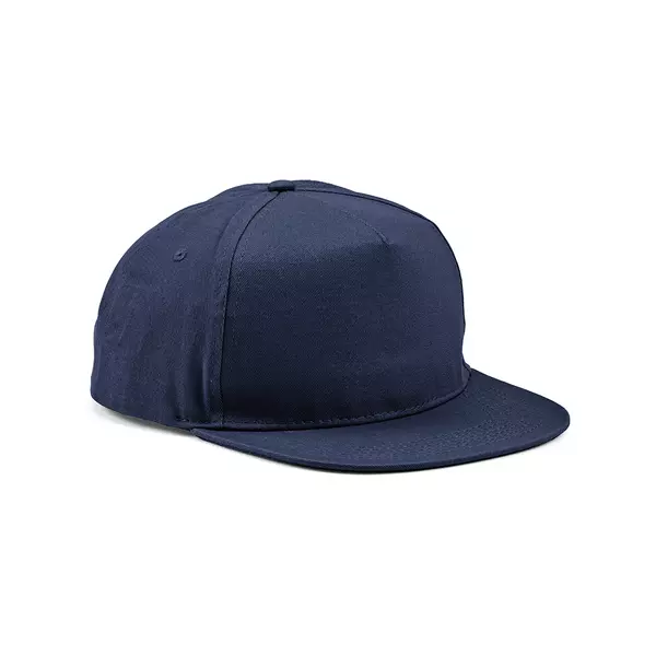 Baseball cap 5 panels with an adjustable snapback closure