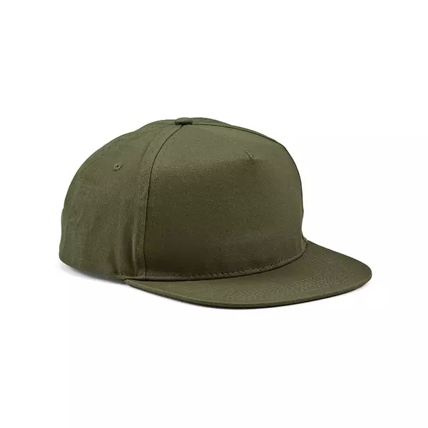 Baseball cap 5 panels with an adjustable snapback closure