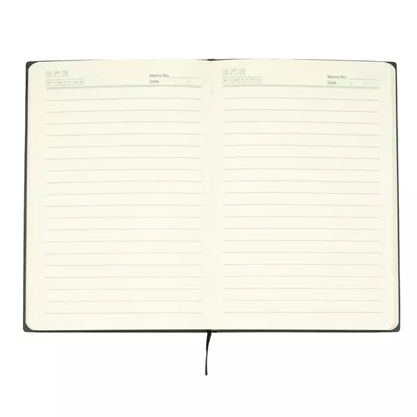 A5 notebook with soft covers is thermal eco leather