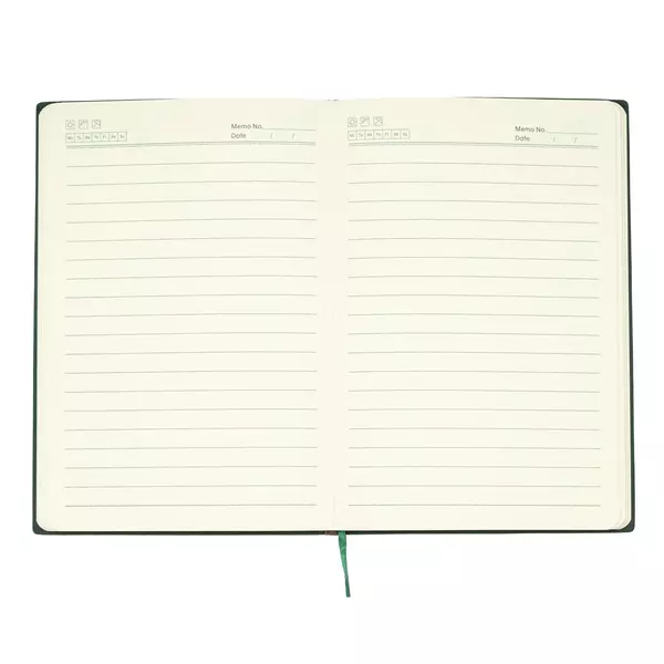 A5 notebook with soft covers is thermal eco leather