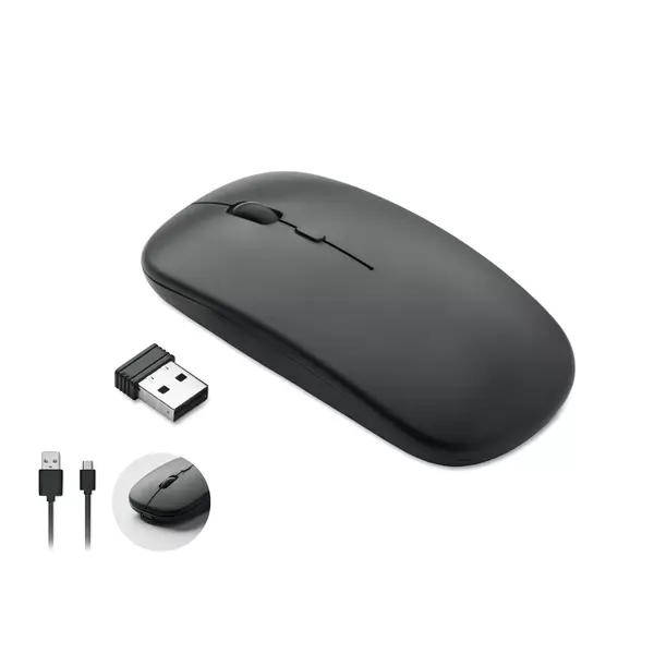 Wireless mouse with Type-C charging