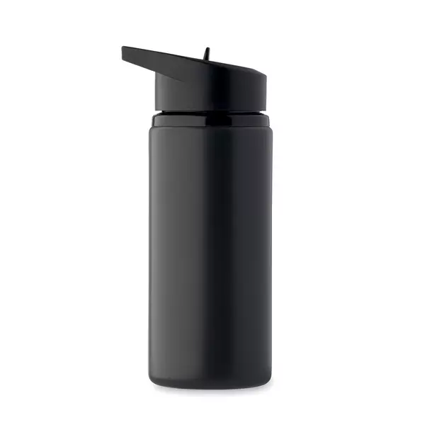 Metal bottle with a straw 500 ml.