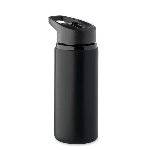 Metal bottle with a straw 500 ml.
