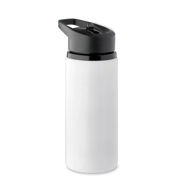 Metal bottle with a straw 500 ml.