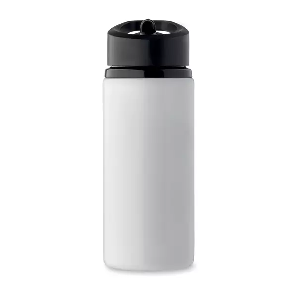 Metal bottle with a straw 500 ml.