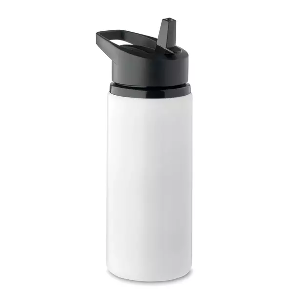 Metal bottle with a straw 500 ml.