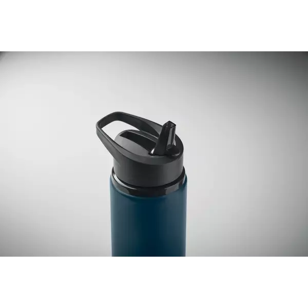 Metal bottle with a straw 500 ml.