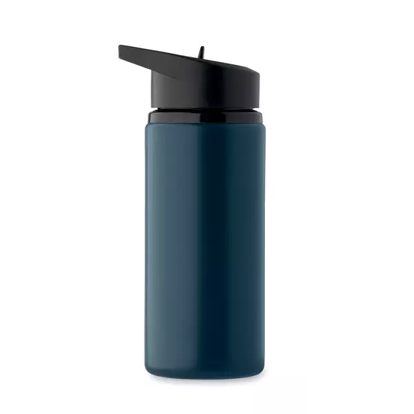 Metal bottle with a straw 500 ml.