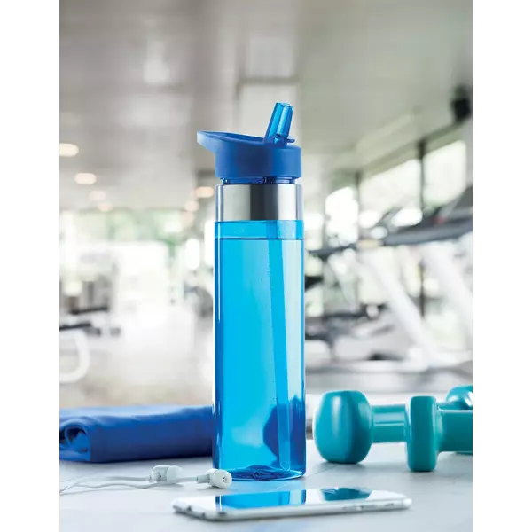 Drinking bottle made of Tritan with a straw 650 ml