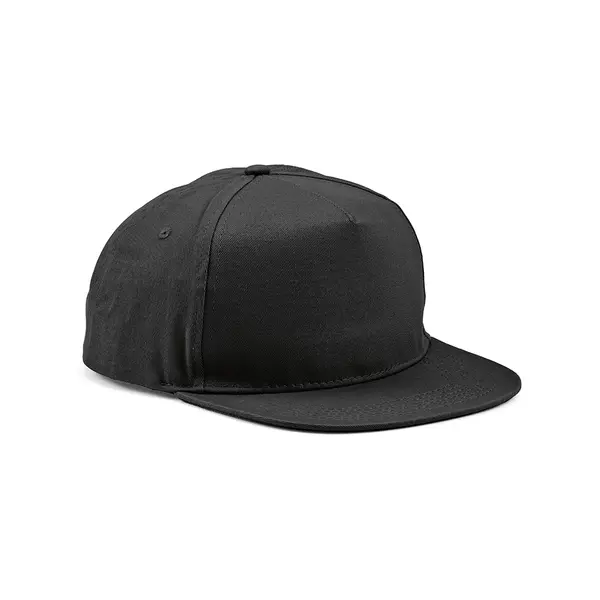 Baseball cap 5 panels with an adjustable snapback closure
