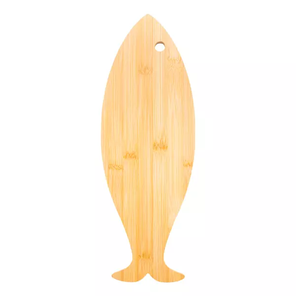Fish shaped bamboo cutting board