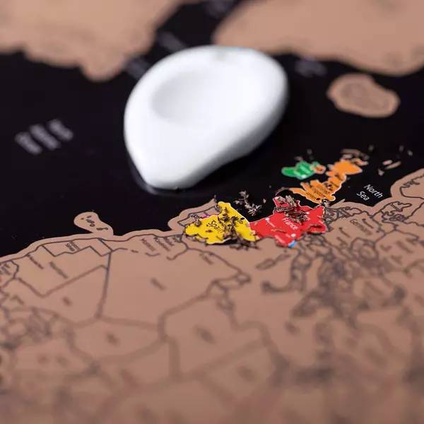 Scratch map in tubus