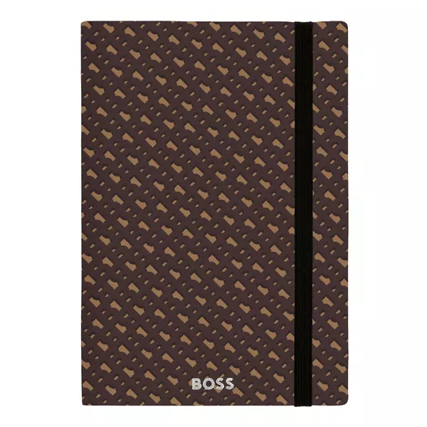 Notebook A5 Monogram Camel Lined