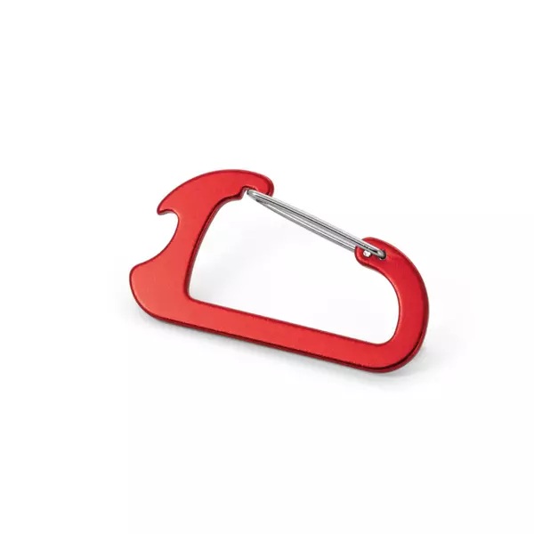 Carabiner with aluminium capsule opener