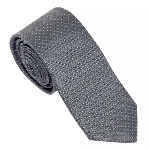Silk Tie Caprio Grey