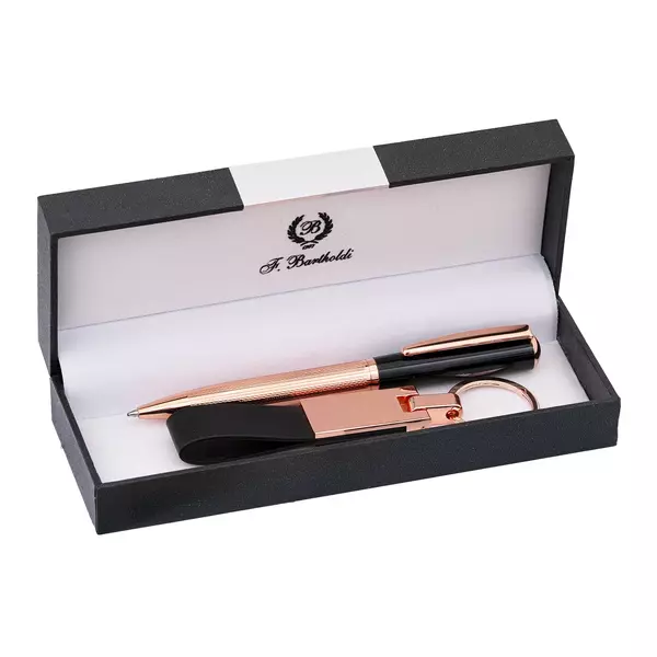 Set ballpen and keychain