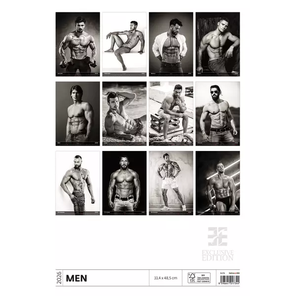 2025 Calendar Men
