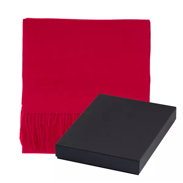 Elegant winter cashmere scarf